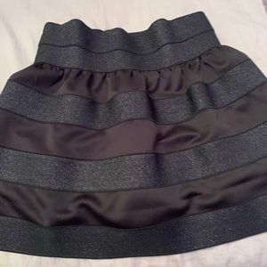 Black and sparkly skirt! size XL